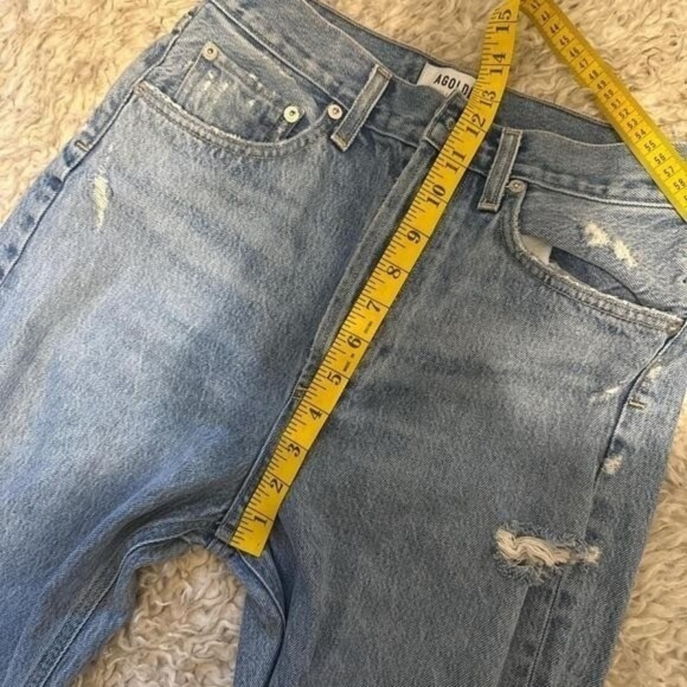 AGOLDE 90s Loose Straight Leg Jeans Fallout Wash Size 25 - Picture 5 of 8